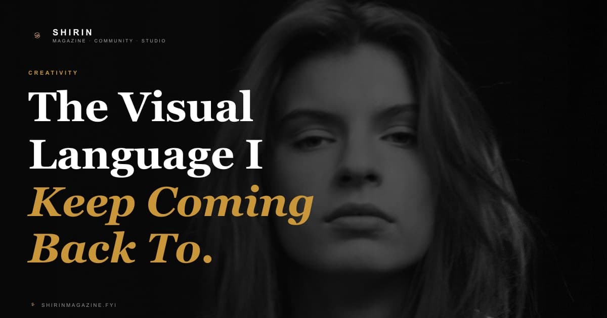 The Visual Language I Keep Coming Back To
